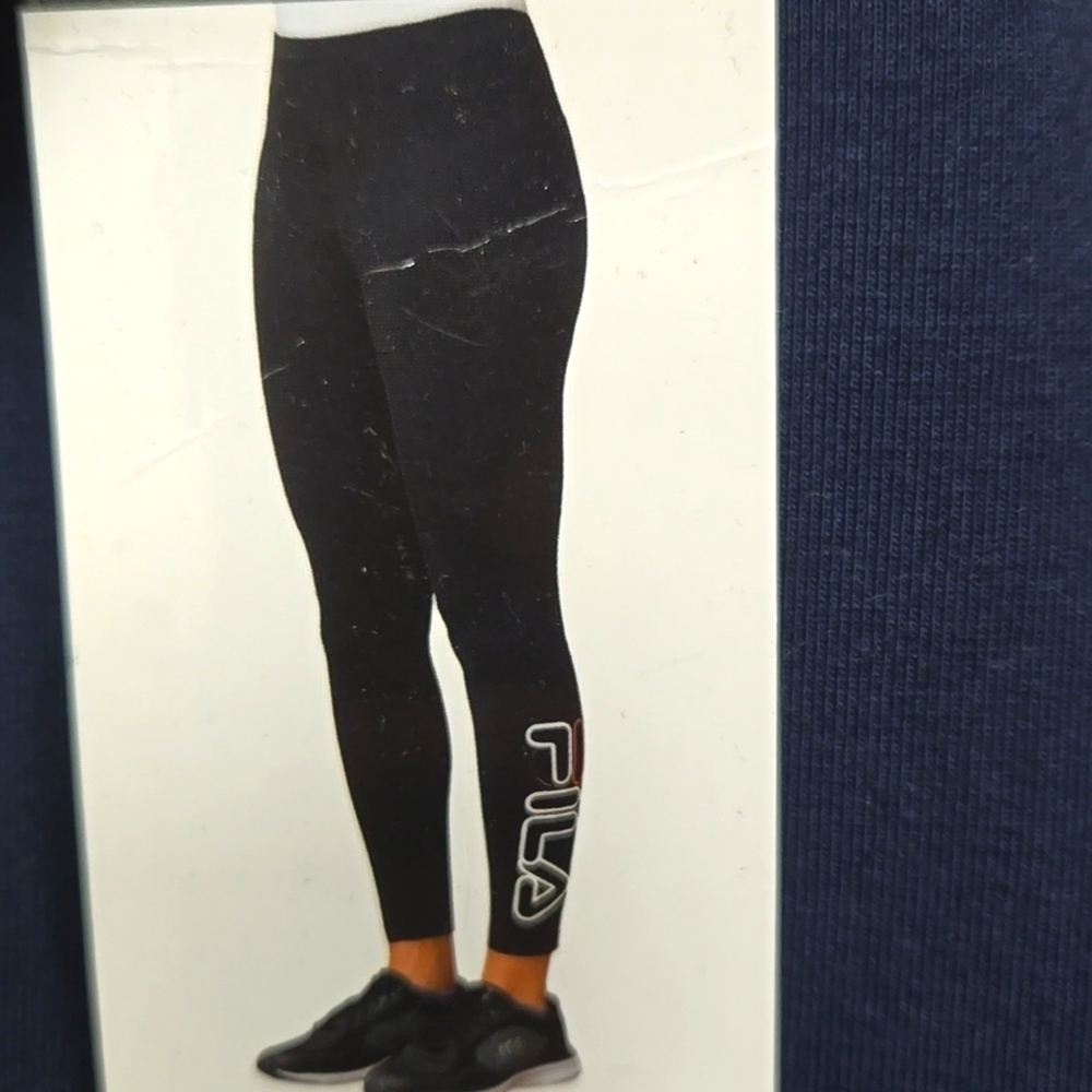 Fila Size XS Navy High Waist 7/8 Ankle Tight